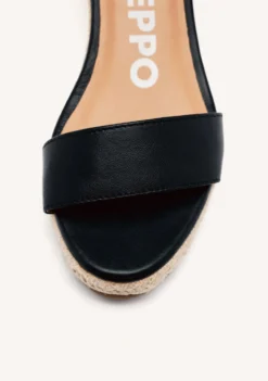 SANDALIAS CUÑA PIEL YALAHA