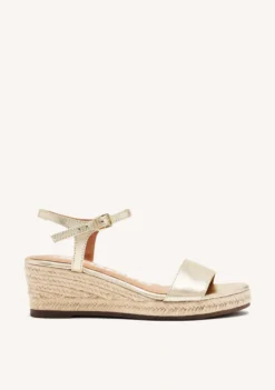 SANDALIAS CUÑA PIEL YALAHA