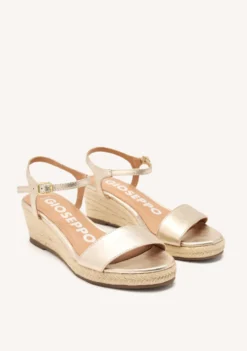 SANDALIAS CUÑA PIEL YALAHA