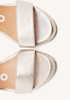 SANDALIAS CUÑA PIEL ZHEPE