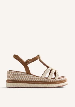 SANDALIAS CUÑA RAFIA HARCOURT