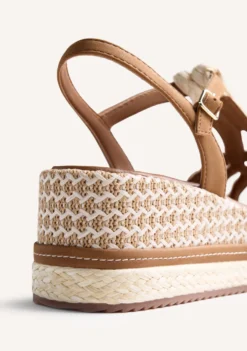 SANDALIAS CUÑA RAFIA HARCOURT