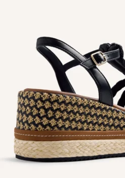 SANDALIAS CUÑA RAFIA HARCOURT