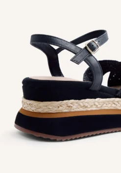 SANDALIAS CUÑA RAFIA TREVELIN