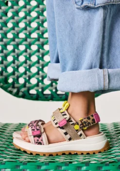 SANDALIAS DEPORTIVAS ESTAMPADO ANIMAL YDRE