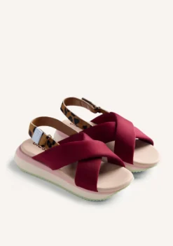 SANDALIAS DEPORTIVAS PIEL ESTAMPADO ANIMAL TALISAY
