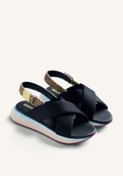 SANDALIAS DEPORTIVAS PIEL ESTAMPADO ANIMAL TALISAY