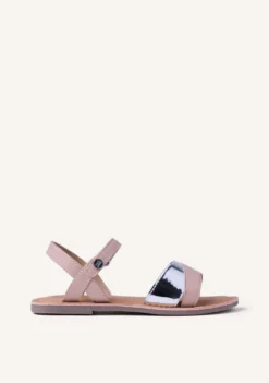 SANDALIAS PIEL BRILLO AWENDO