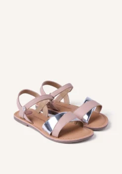 SANDALIAS PIEL BRILLO AWENDO