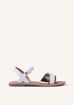 SANDALIAS PIEL BRILLO AWENDO