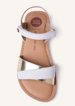 SANDALIAS PIEL BRILLO AWENDO