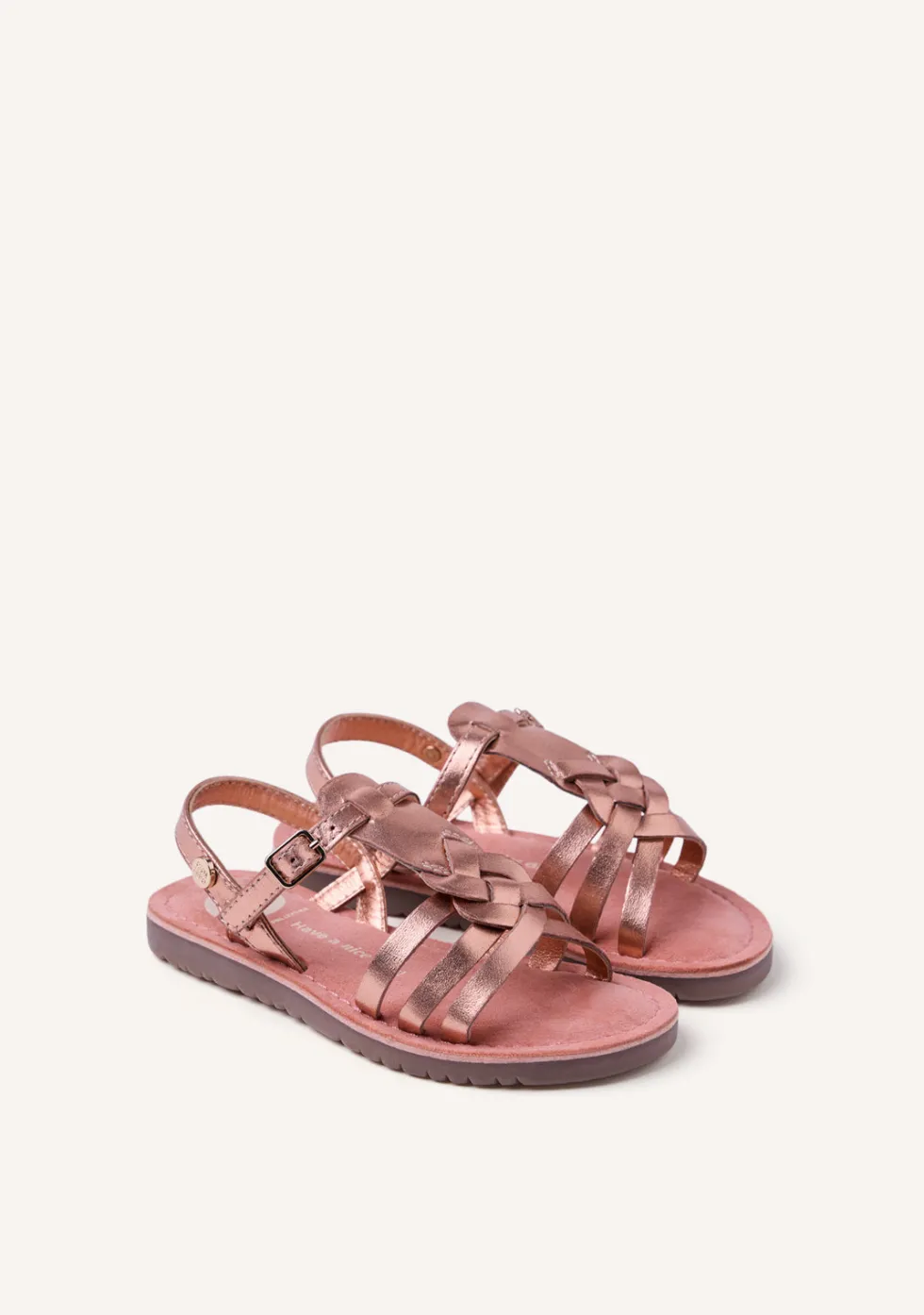 SANDALIAS PIEL BRILLO BEARSDEN