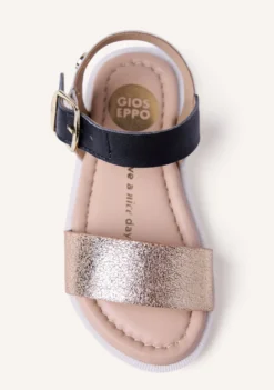 SANDALIAS PIEL BRILLO ONGATA