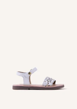 SANDALIAS PIEL CALADA FLORES DIPOLOG