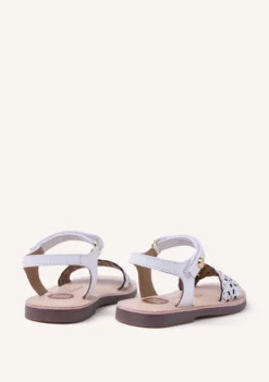 SANDALIAS PIEL CALADA FLORES DIPOLOG