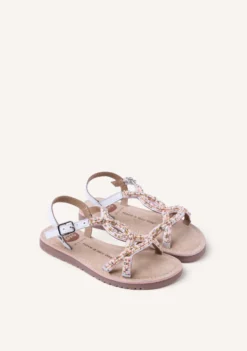 SANDALIAS PIEL CUENTAS BARAGOI