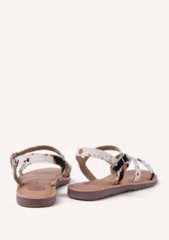 SANDALIAS PIEL ESTAMPADO ANIMAL KIMILILI