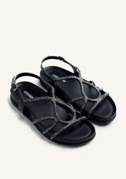 SANDALIAS PIEL PEDRERÍA EMKOANI