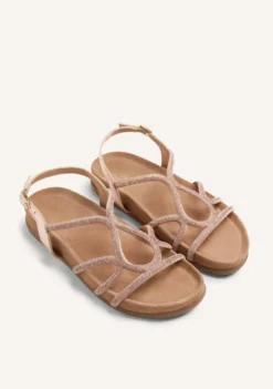 SANDALIAS PIEL PEDRERÍA EMKOANI
