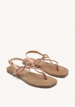 SANDALIAS PIEL PEDRERÍA KINGFIELD