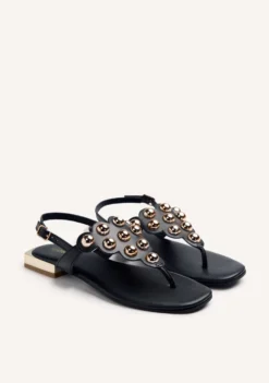 SANDALIAS PIEL TACHAS KADUNA