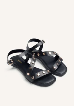 SANDALIAS PIEL TACHAS MASENO