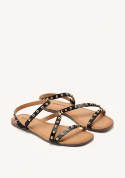 SANDALIAS PIEL TACHAS NECEDAH