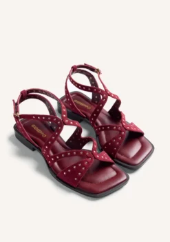 SANDALIAS PIEL TACHAS URBANK