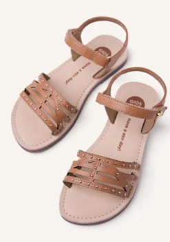 SANDALIAS PIEL TACHAS YSTAD
