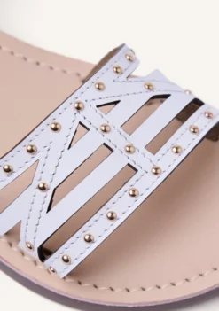 SANDALIAS PIEL TACHAS YSTAD