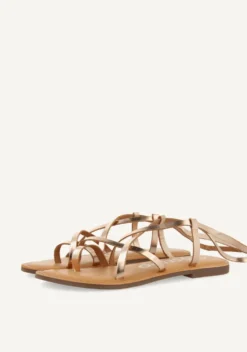 SANDALIAS PIEL TIRAS LUSSAT