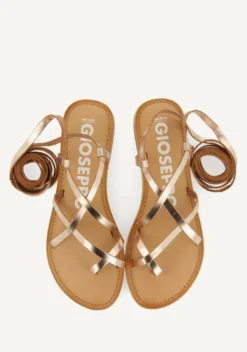 SANDALIAS PIEL TIRAS LUSSAT