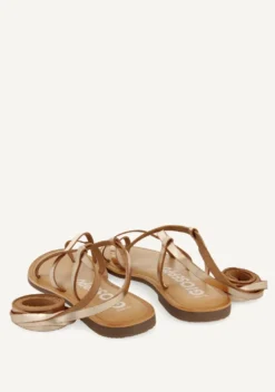 SANDALIAS PIEL TIRAS LUSSAT
