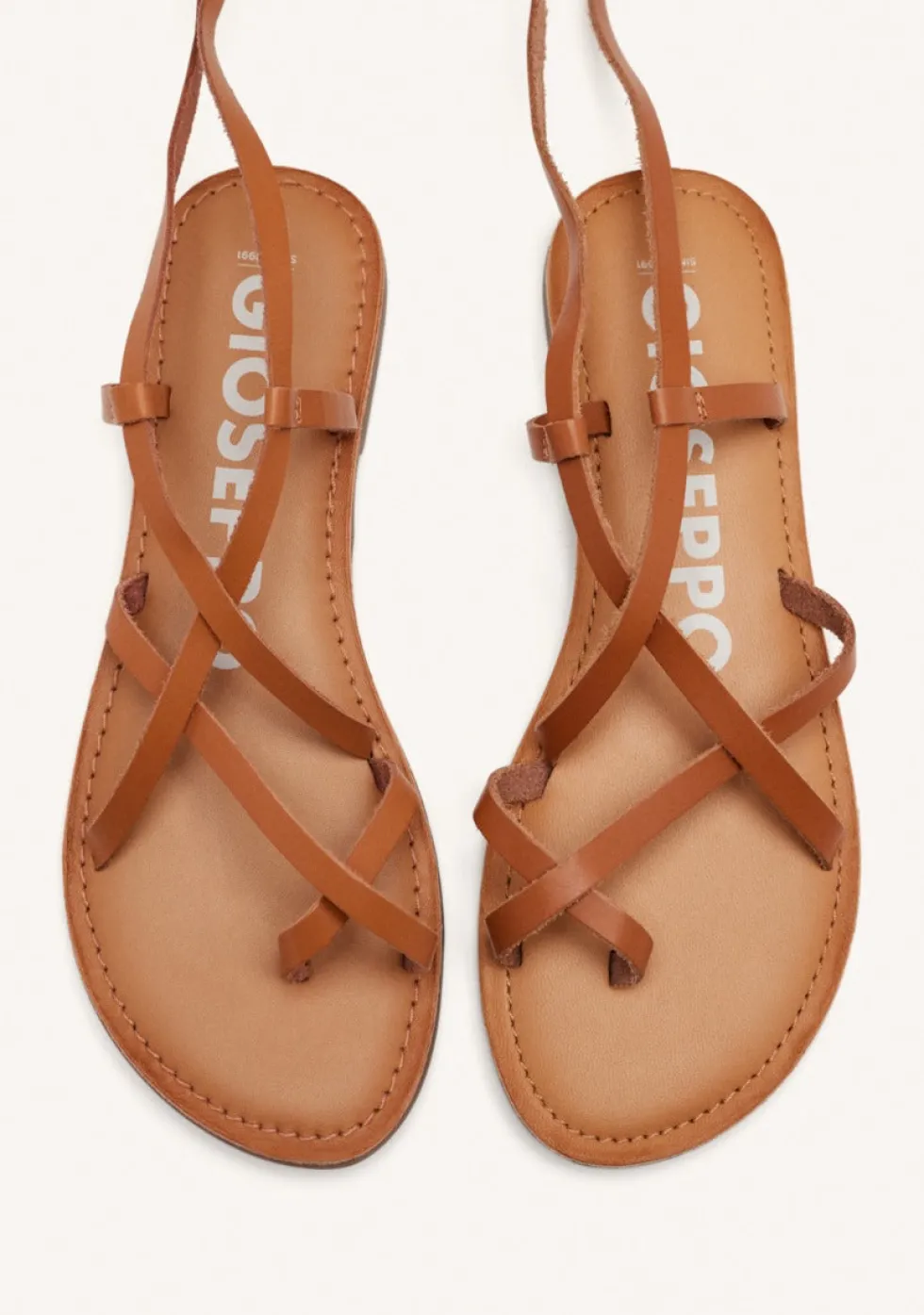 SANDALIAS PIEL TIRAS LUSSAT