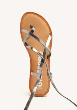 SANDALIAS PIEL TIRAS LUSSAT