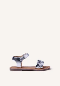 SANDALIAS PIEL TRENZADA BRILLO KINSHASA