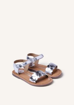 SANDALIAS PIEL TRENZADA BRILLO KINSHASA
