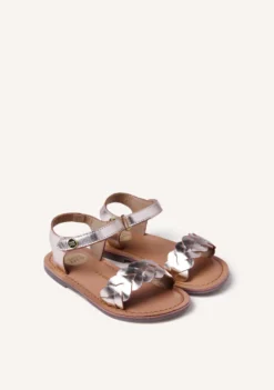 SANDALIAS PIEL TRENZADA BRILLO KINSHASA