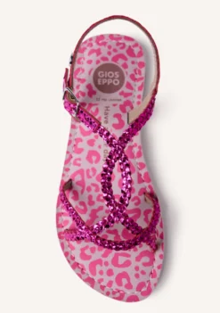 SANDALIAS PIEL TRENZADA BRILLO BODEN