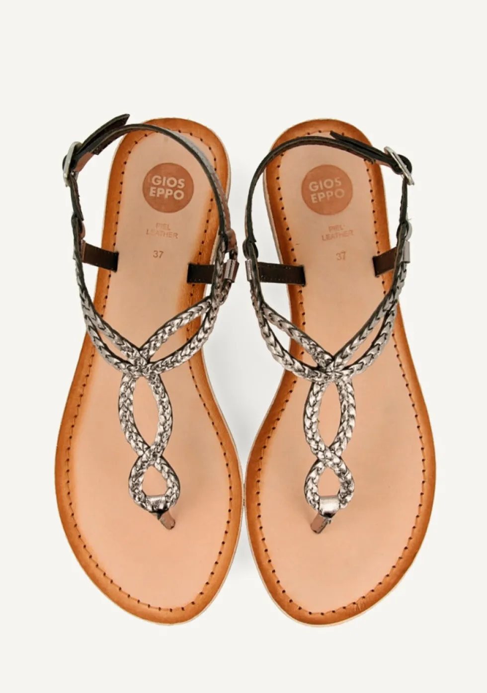 SANDALIAS PIEL TRENZADA FYFFE
