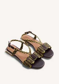 SANDALIAS PIEL TRENZADA LODWAR