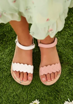 SANDALIAS PIEL TRENZADA PASMAN