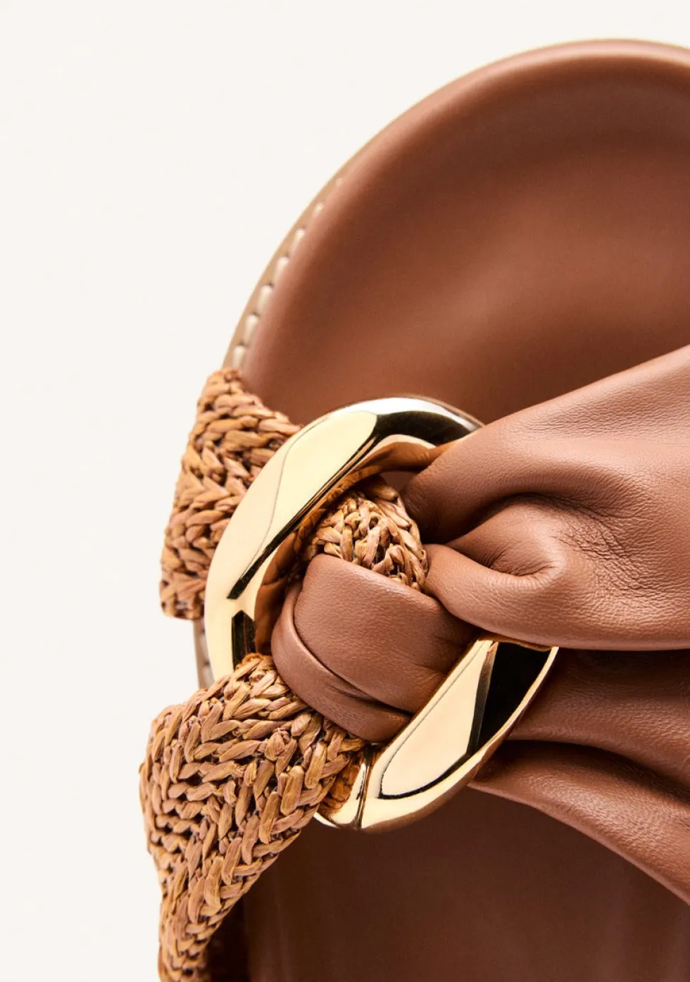 SANDALIAS PIEL Y RAFIA TISBURY