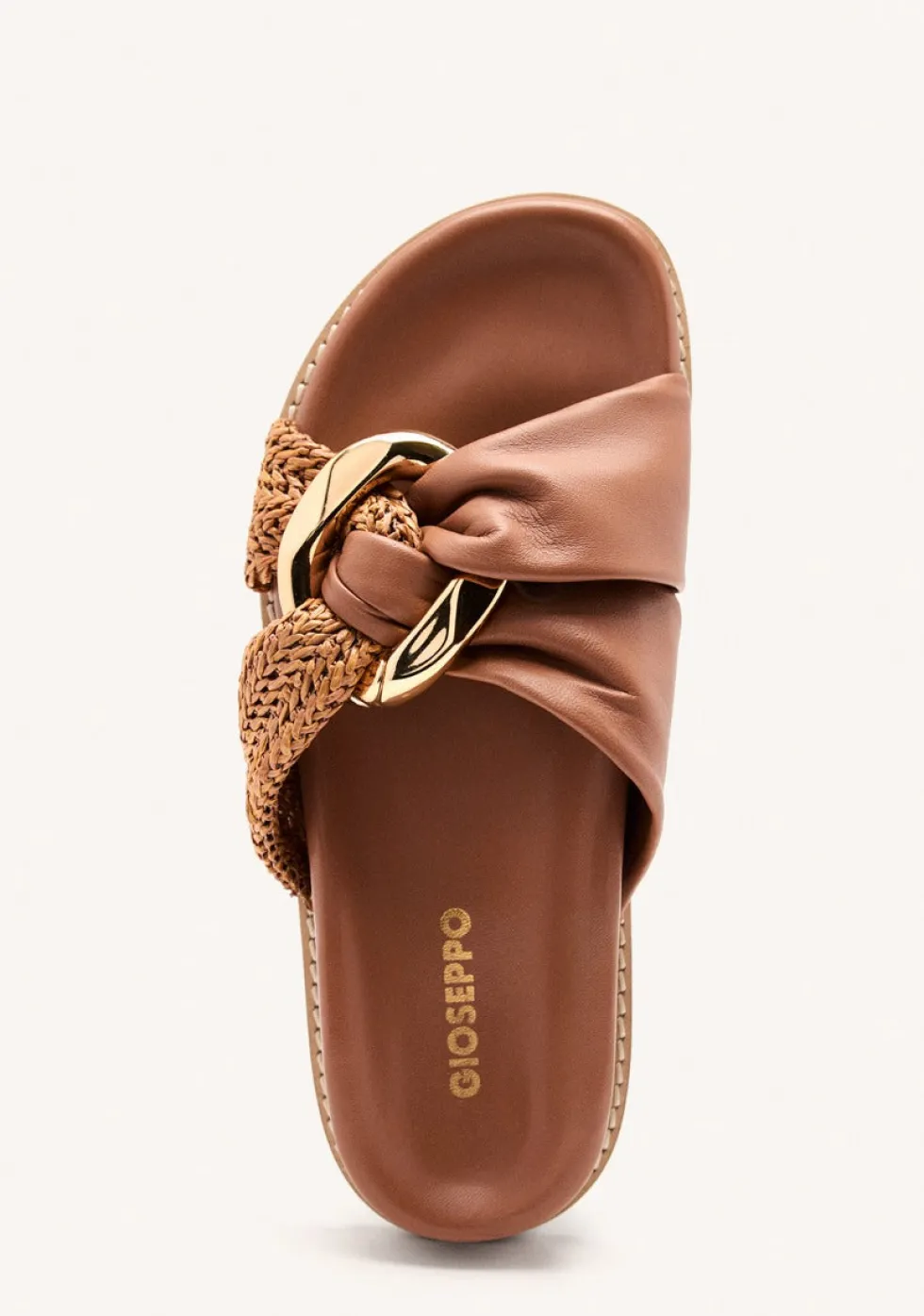 SANDALIAS PIEL Y RAFIA TISBURY