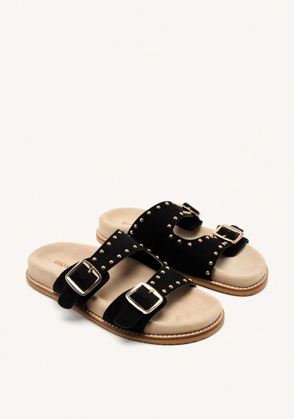 SANDALIAS TACHAS PIEL STELLA