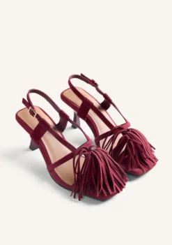 SANDALIAS TACÓN PIEL FLECOS LUKAC