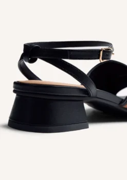 SANDALIAS TACÓN PIEL RAYAS BIGELOW