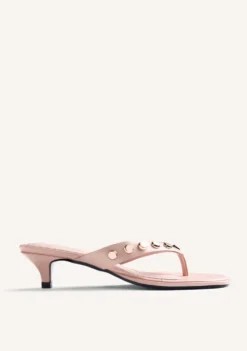SANDALIAS TACÓN PIEL Y TACHAS SOKOTO