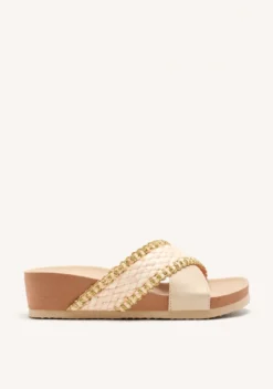 SANDALIAS TRENZADO CUÑA OMA