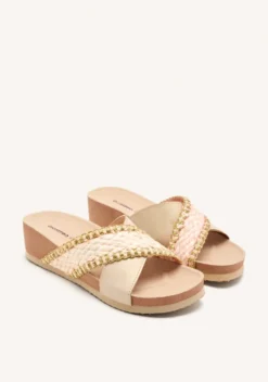 SANDALIAS TRENZADO CUÑA OMA